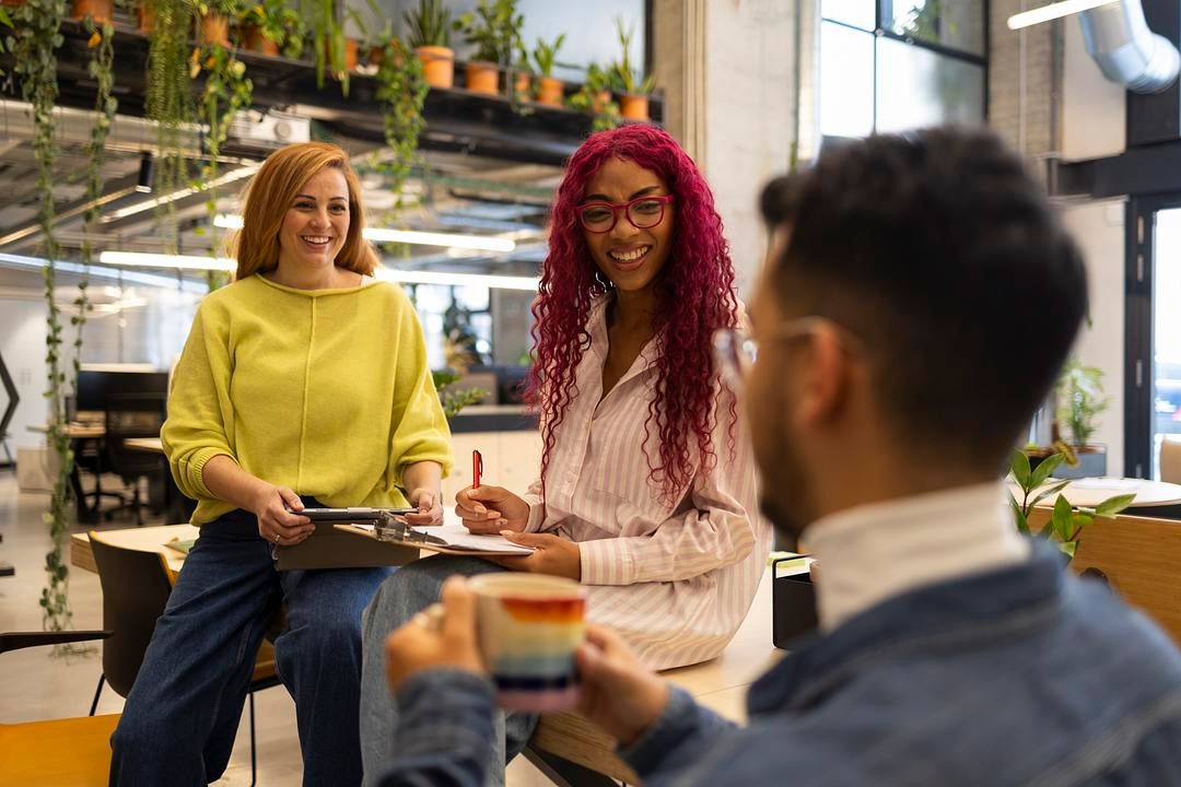 Diverse Team Collaboration in Modern Office | Young Professionals Building Career Success and Workplace Connections